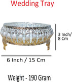 Sigaram 6 Inch Wedding Tray For Pooja Festival and Wedding Ceremany K4463