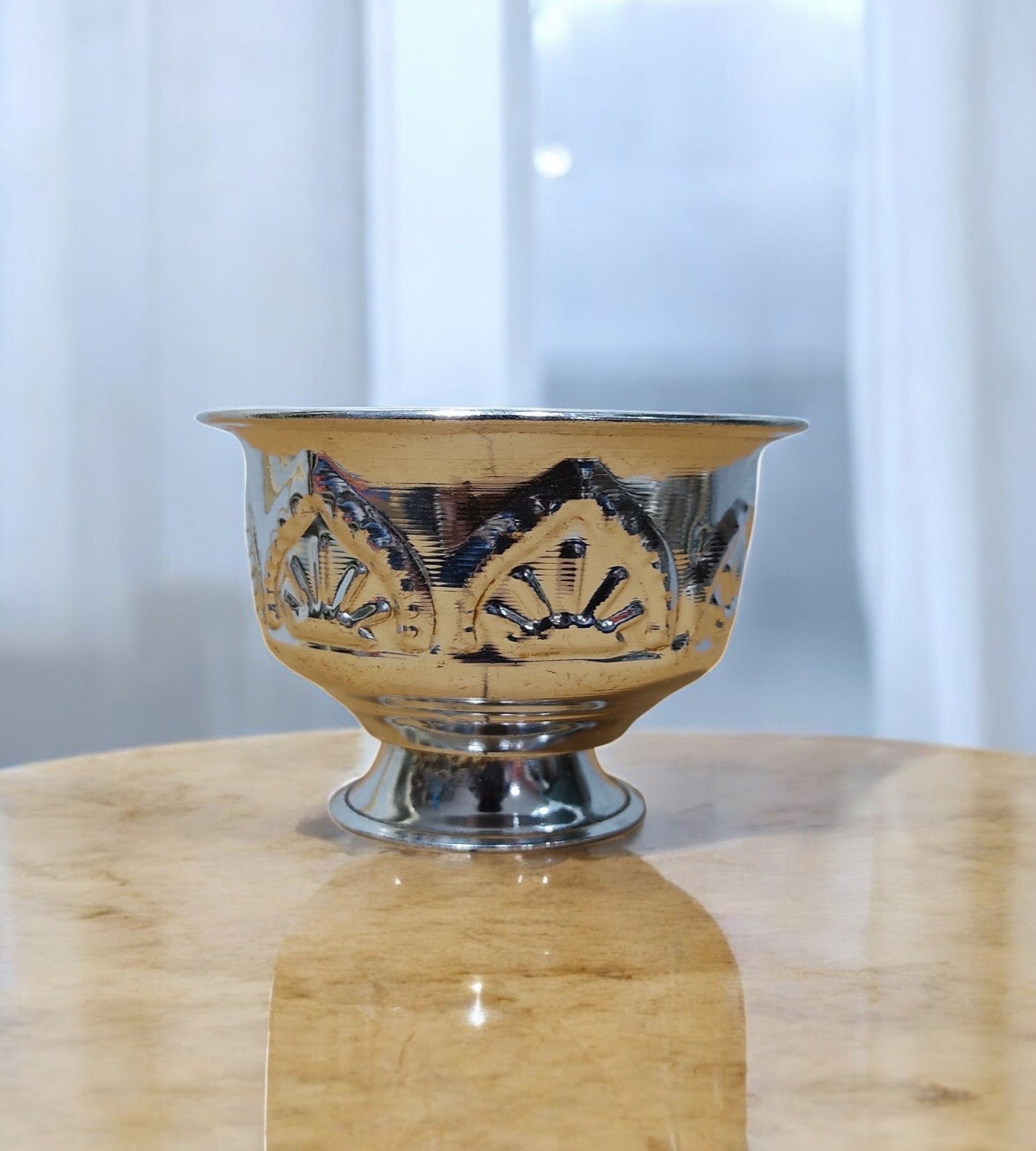 Sigaram Brass 2.5 Inch Kum Kum Bharani Cup For Home Poja decor K4592