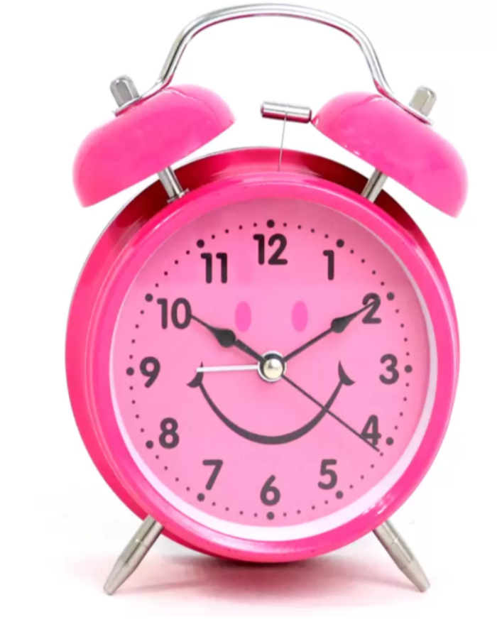 T Clock BigSmily Pink