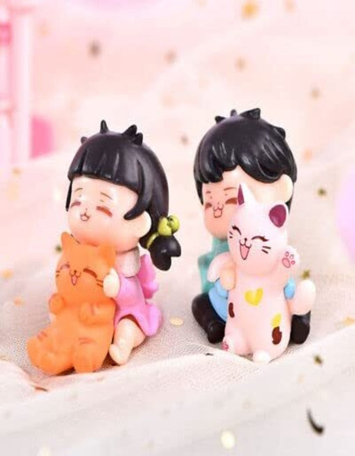 Cute Babys Hold Bear Figurin Miniature Showpiece Statue For Gift,Lovers K4244