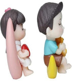 Cute Babys Sit on Moon Figurin Miniature Showpiece Statue For Gift,Lovers K4250