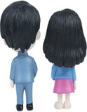 Cute Couple Figurin Cartoon Miniature Showpiece Statue For Gift,Lovers K4247