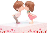 Cute Couple Figurin Cartoon Miniature Showpiece Statue For Gift,Lovers K4242