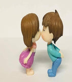 Cute Couple Figurin Cartoon Miniature Showpiece Statue For Gift,Lovers K4243