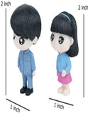 Cute Couple Figurin Cartoon Miniature Showpiece Statue For Gift,Lovers K4247