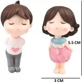 Cute Couple Figurin Cartoon Miniature Showpiece Statue For Gift,Lovers K4242