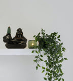 4X3 Inch Adiyogi Fog Backflow Scented Cone Burner for Home Puja Decor K4217
