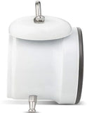 White Color 9 X 12Cm Analog Table Clock K3090