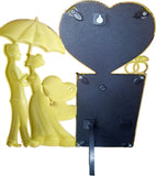 Wooden Couple heart  photo frame for gift