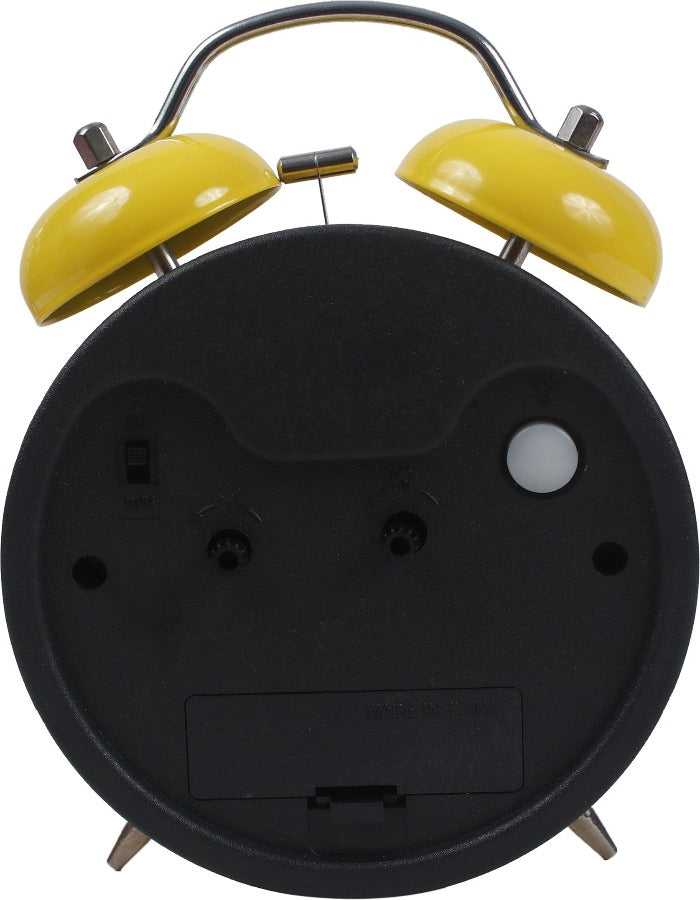 Yellow Big smiley analog  Table Clock K1721