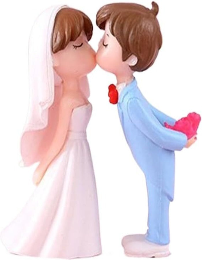Cute Couple Kiss Gift Figurin Miniature Showpiece Statue For Gift,Lovers K4285