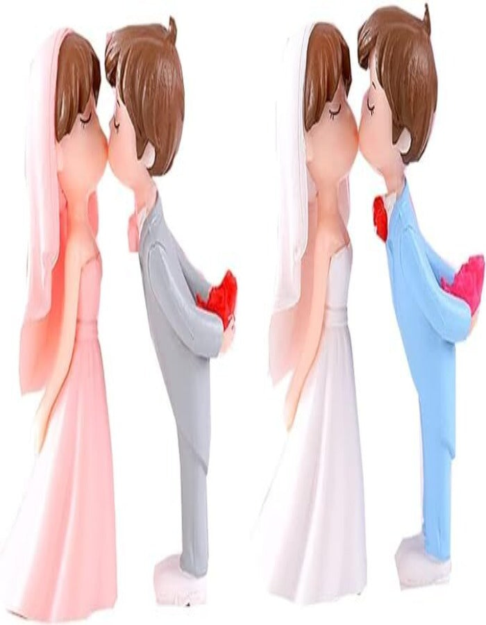 Cute Couple Kiss Gift Figurin Miniature Showpiece Statue For Gift,Lovers K4283