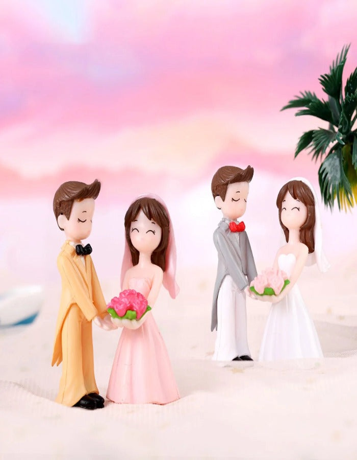 Cute Couple Weding Gift Figurin Miniature Showpiece Statue For Gift,Lovers K4286