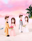 Cute Couple Weding Gift Figurin Miniature Showpiece Statue For Gift,Lovers K4286