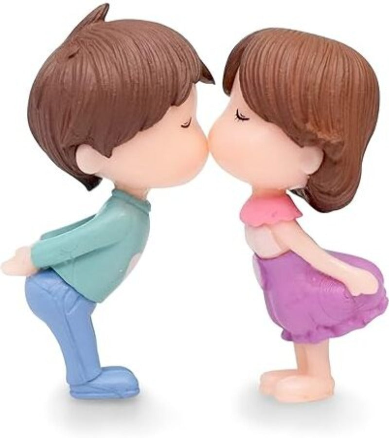 Cute Couple Figurin Cartoon Miniature Showpiece Statue For Gift,Lovers K4243