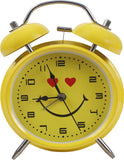 Yellow Big smiley analog  Table Clock K1721